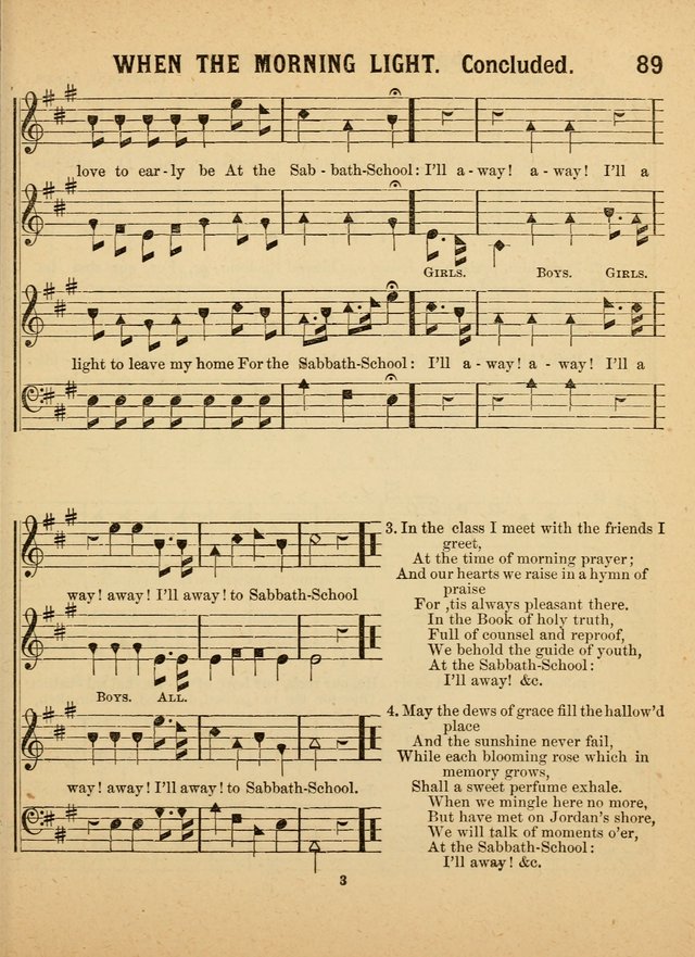 Crystal Gems for the Sabbath School: containing a choice collection of new hymns and tunes, suitable for anniversaries, and all other exercises of the Sabbath-school... page 89