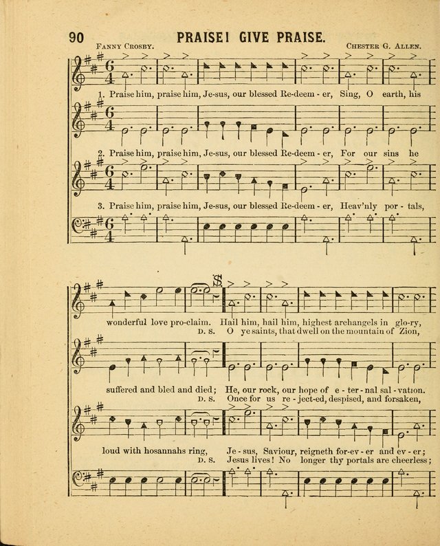 Crystal Gems for the Sabbath School: containing a choice collection of new hymns and tunes, suitable for anniversaries, and all other exercises of the Sabbath-school... page 90