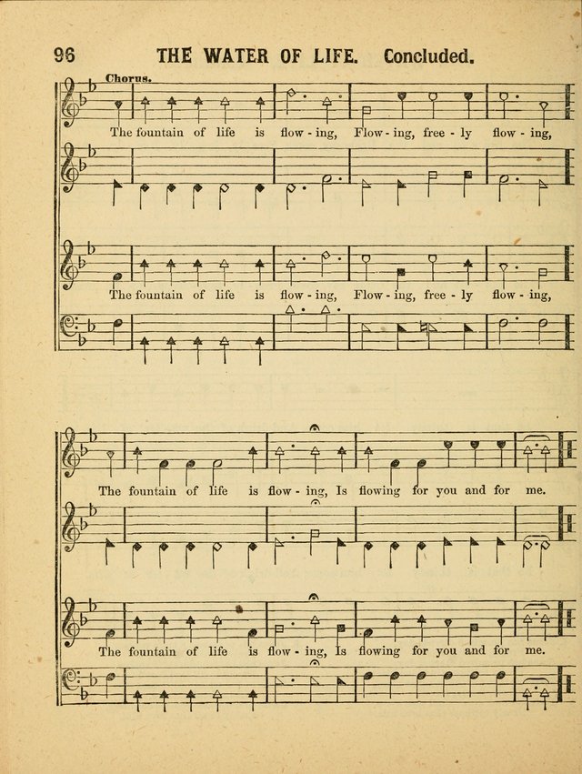 Crystal Gems for the Sabbath School: containing a choice collection of new hymns and tunes, suitable for anniversaries, and all other exercises of the Sabbath-school... page 96