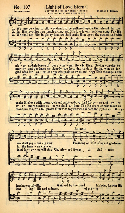 Crowning Hymns No. 10: for Conventions, Singing Societies, Etc. page 119