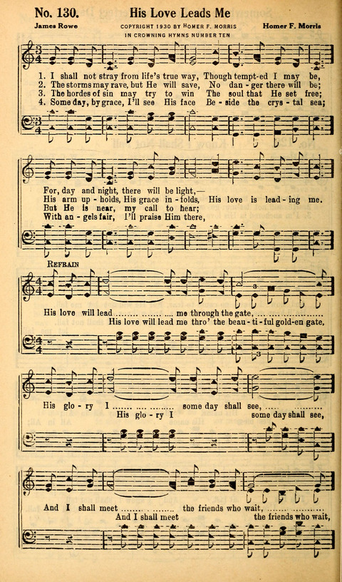 Crowning Hymns No. 10: for Conventions, Singing Societies, Etc. page 153