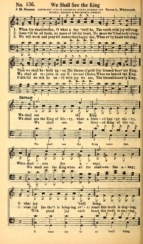 Crowning Hymns No. 10: for Conventions, Singing Societies, Etc. page 159