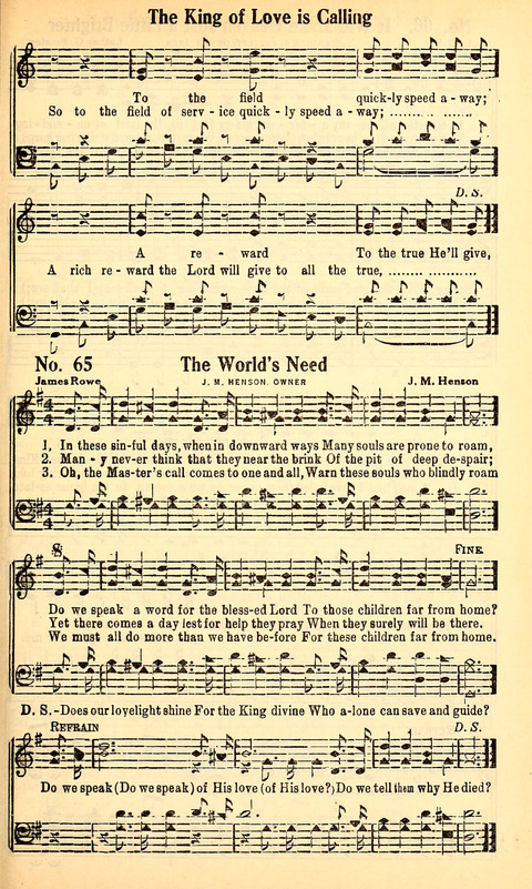 Crowning Hymns No. 10: for Conventions, Singing Societies, Etc. page 60