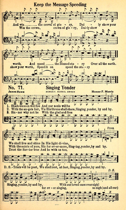 Crowning Hymns No. 10: for Conventions, Singing Societies, Etc. page 66