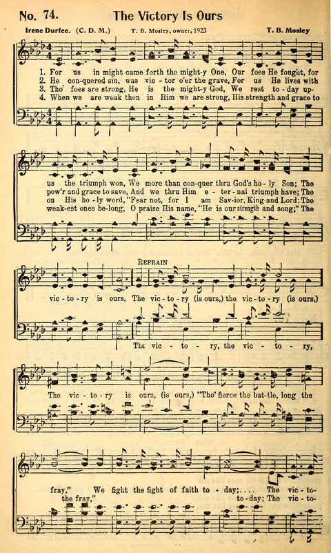 Crowning Hymns No. 10: for Conventions, Singing Societies, Etc. page 69