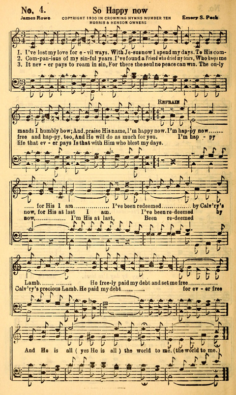 Crowning Hymns No. 10: for Conventions, Singing Societies, Etc. page 7