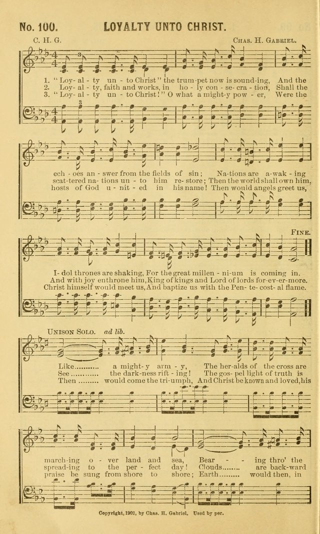 Choice Hymns No. 1: for use in the church, Sunday-school, young people