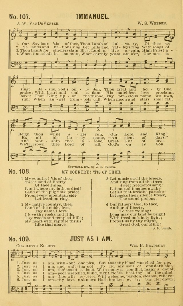 Choice Hymns No. 1: for use in the church, Sunday-school, young people