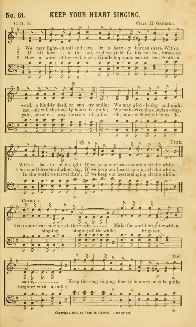 Choice Hymns No. 1: for use in the church, Sunday-school, young people