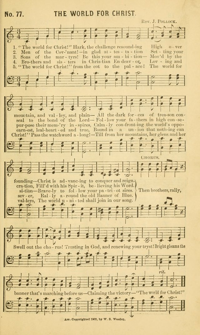 Choice Hymns No. 1: for use in the church, Sunday-school, young people