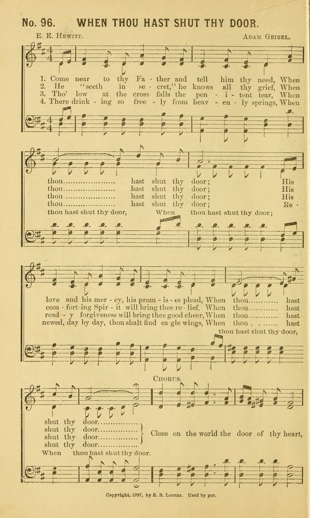 Choice Hymns No. 1: for use in the church, Sunday-school, young people