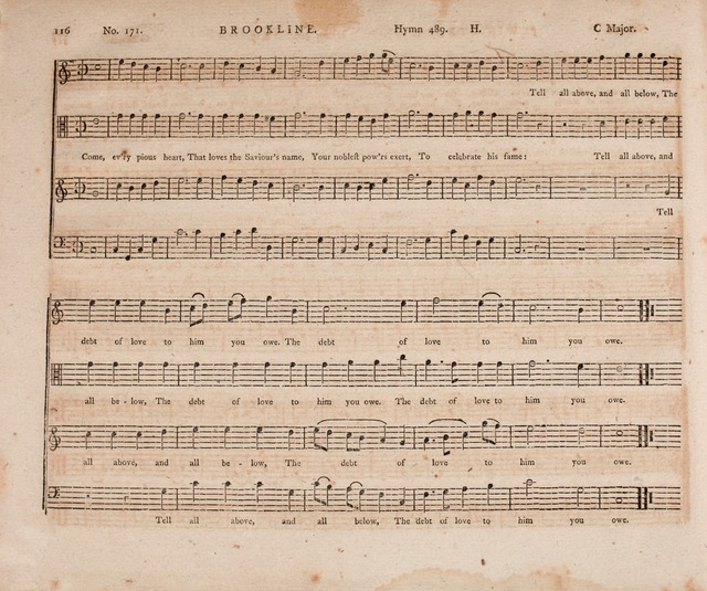 The Christian Harmonist: containing a set of tunes adapted to all the metres in Mr. Rippon