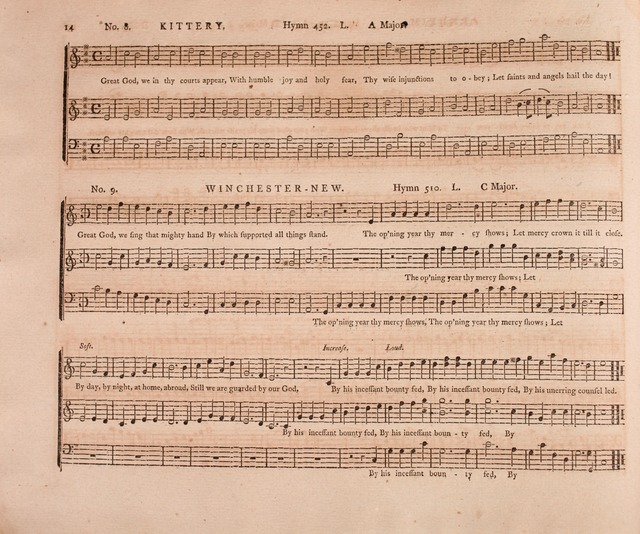 The Christian Harmonist: containing a set of tunes adapted to all the metres in Mr. Rippon