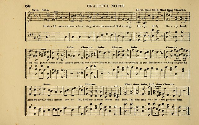 The Catholic Harp: containing the morning and evening service of the Catholic Church, embracing a choice collection of masses, litanies, psalms, sacred hymns, anthems, versicles, and motifs page 60