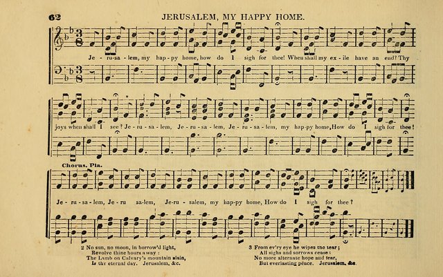 The Catholic Harp: containing the morning and evening service of the Catholic Church, embracing a choice collection of masses, litanies, psalms, sacred hymns, anthems, versicles, and motifs page 62