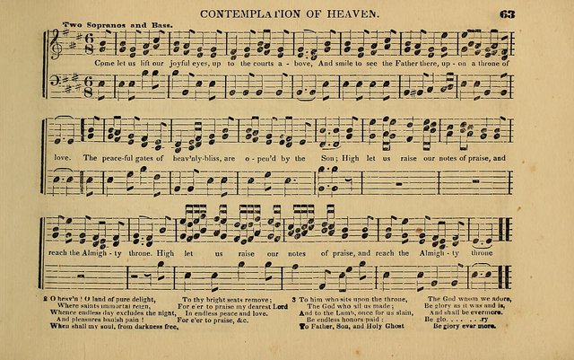 The Catholic Harp: containing the morning and evening service of the Catholic Church, embracing a choice collection of masses, litanies, psalms, sacred hymns, anthems, versicles, and motifs page 63