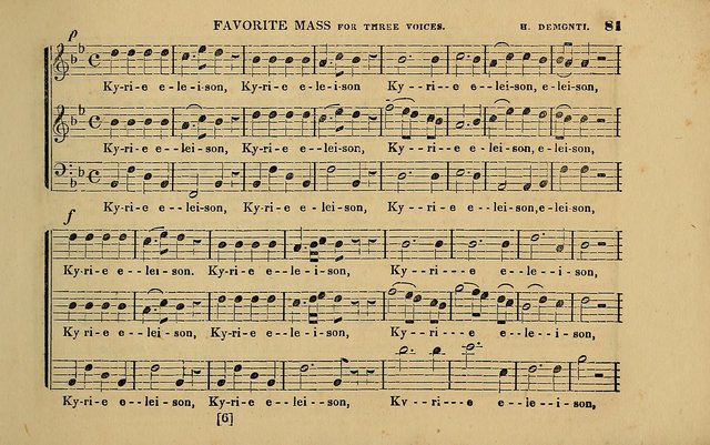 The Catholic Harp: containing the morning and evening service of the Catholic Church, embracing a choice collection of masses, litanies, psalms, sacred hymns, anthems, versicles, and motifs page 81