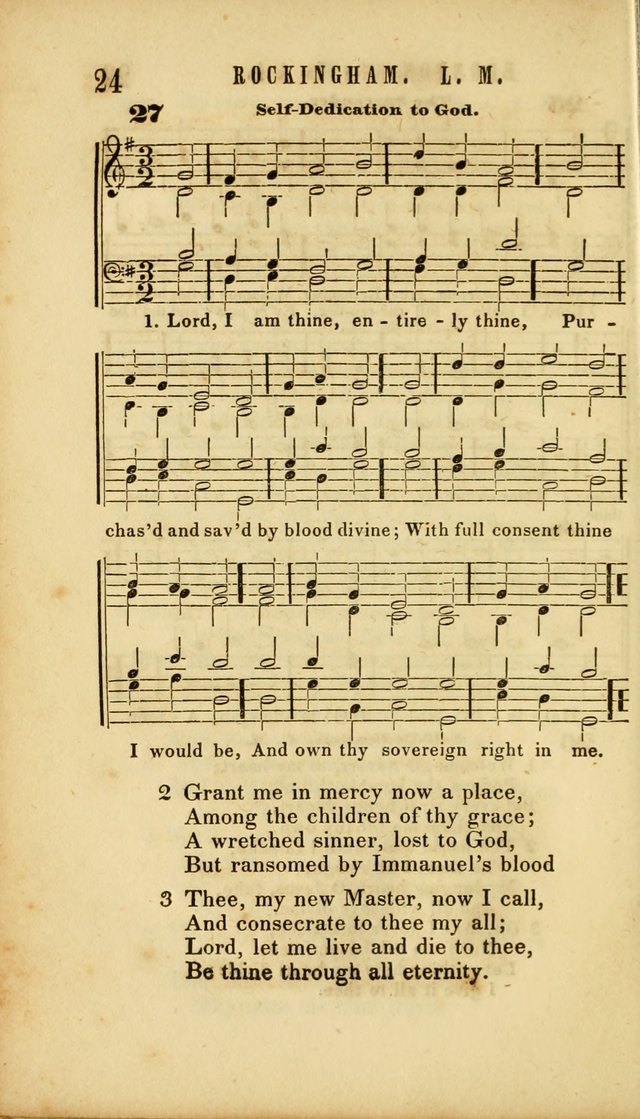 Chapel Hymns: a selection of hymns, with appropriate tunes; adapted to vestry or other social religious meetings page 24