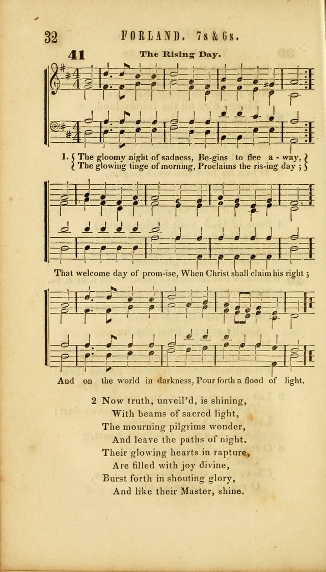 Chapel Hymns: a selection of hymns, with appropriate tunes; adapted to vestry or other social religious meetings page 32