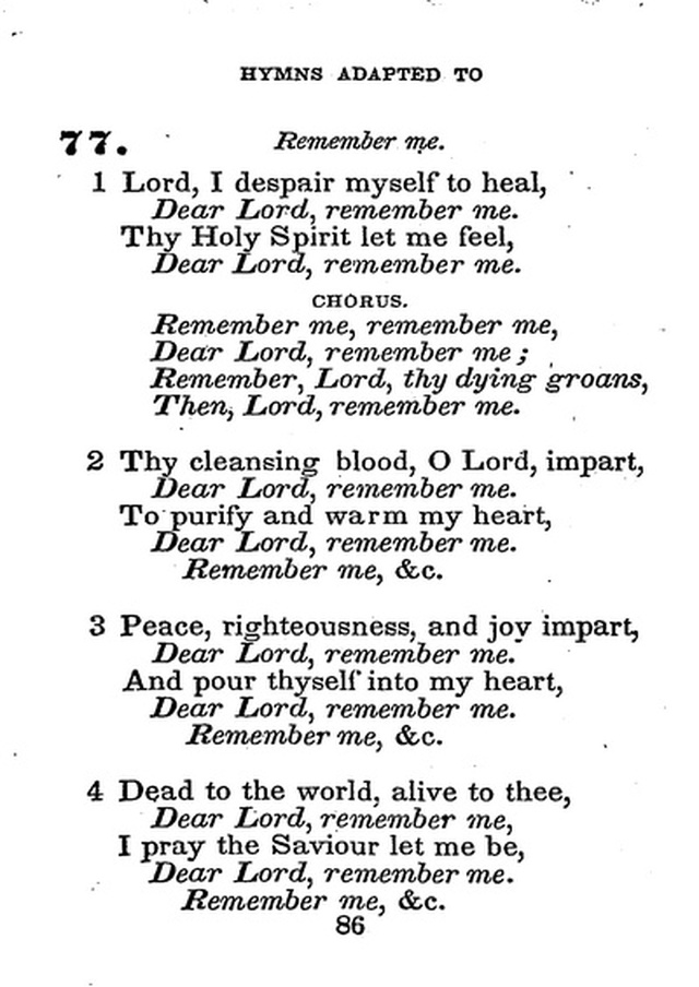 Conference Hymns. a new collection of hymns, designed especially for use in conference and prayer meetings, and family worship. page 100