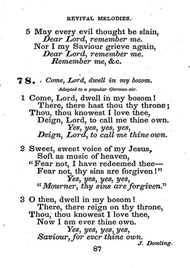 Conference Hymns. a new collection of hymns, designed especially for use in conference and prayer meetings, and family worship. page 101