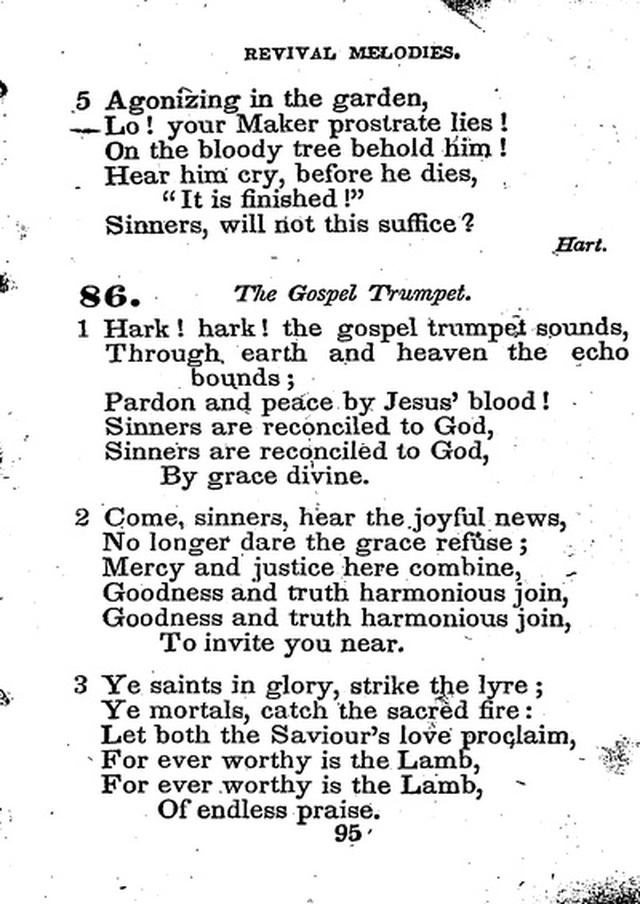 Conference Hymns. a new collection of hymns, designed especially for use in conference and prayer meetings, and family worship. page 109