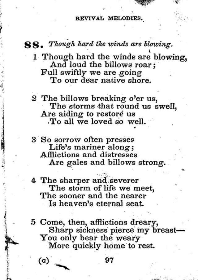 Conference Hymns. a new collection of hymns, designed especially for use in conference and prayer meetings, and family worship. page 111