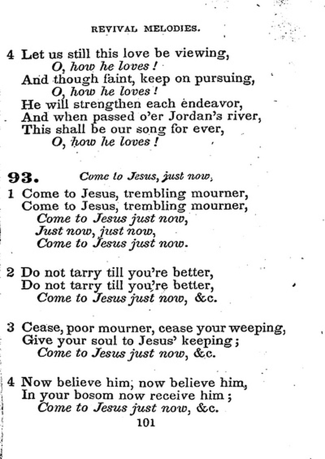 Conference Hymns. a new collection of hymns, designed especially for use in conference and prayer meetings, and family worship. page 115