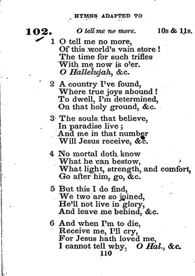 Conference Hymns. a new collection of hymns, designed especially for use in conference and prayer meetings, and family worship. page 124