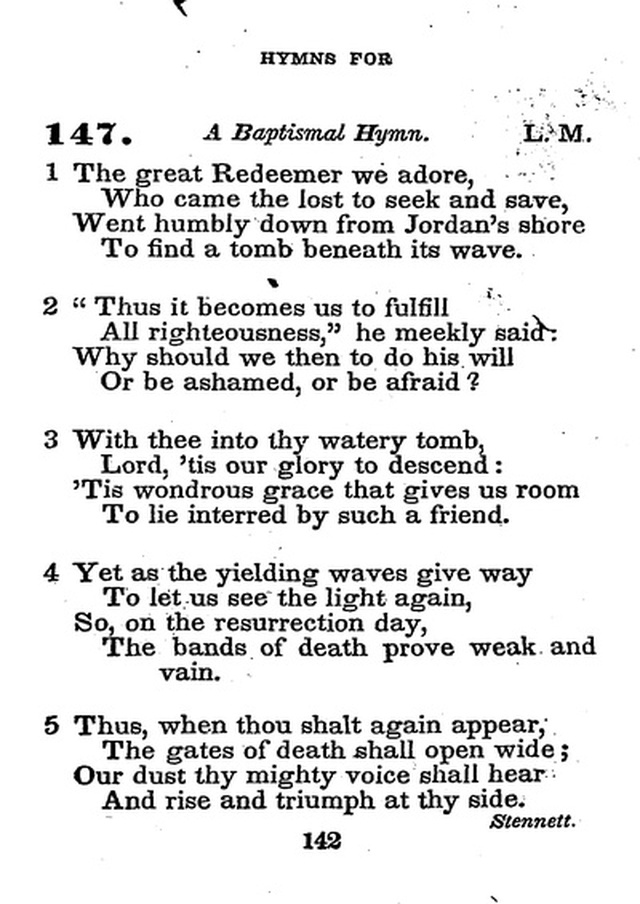 Conference Hymns. a new collection of hymns, designed especially for use in conference and prayer meetings, and family worship. page 156