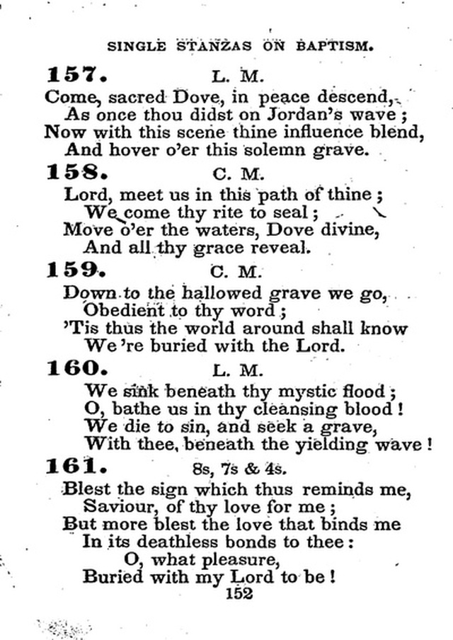 Conference Hymns. a new collection of hymns, designed especially for use in conference and prayer meetings, and family worship. page 166