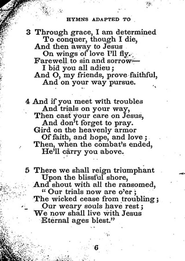 Conference Hymns. a new collection of hymns, designed especially for use in conference and prayer meetings, and family worship. page 18