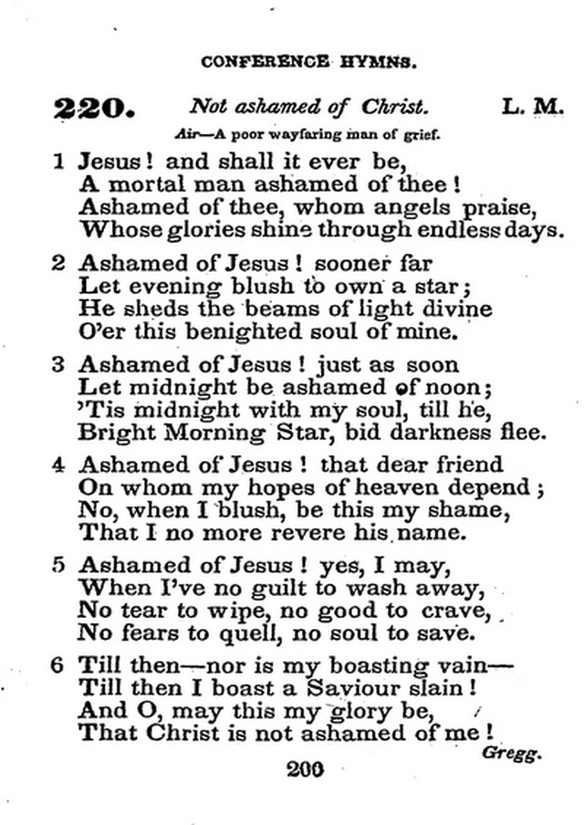 Conference Hymns. a new collection of hymns, designed especially for use in conference and prayer meetings, and family worship. page 214