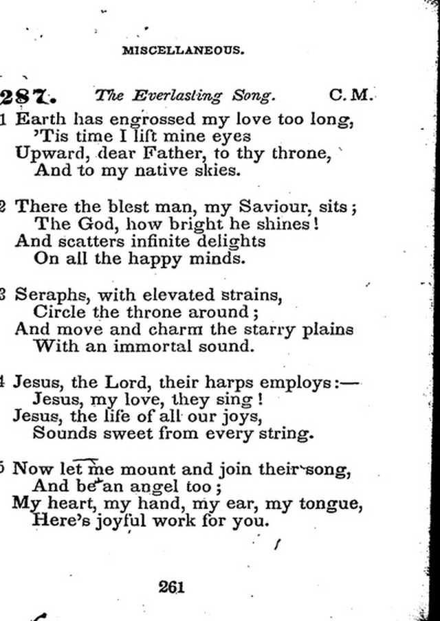 Conference Hymns. a new collection of hymns, designed especially for use in conference and prayer meetings, and family worship. page 275