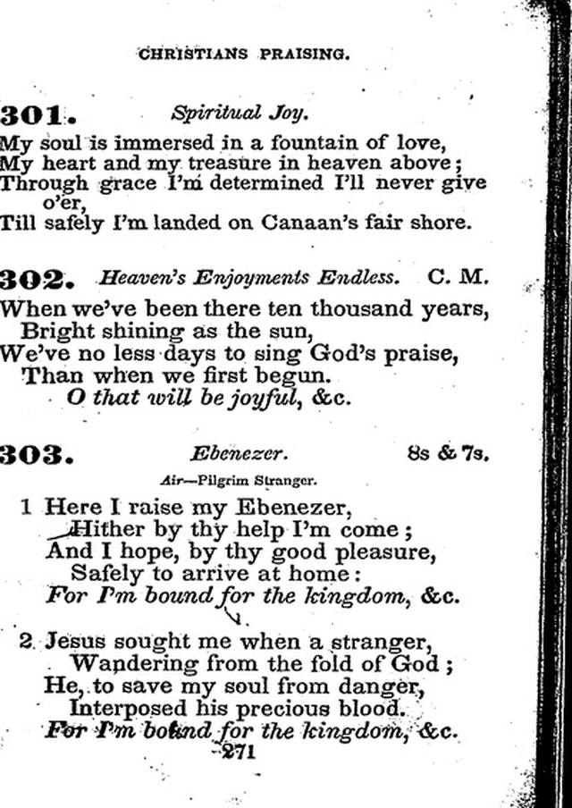 Conference Hymns. a new collection of hymns, designed especially for use in conference and prayer meetings, and family worship. page 285