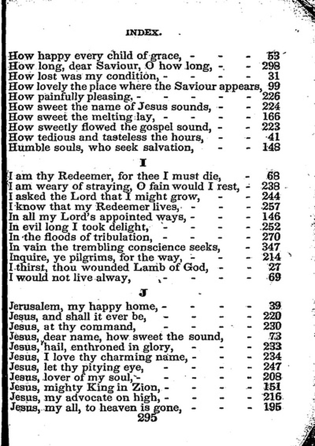 Conference Hymns. a new collection of hymns, designed especially for use in conference and prayer meetings, and family worship. page 309