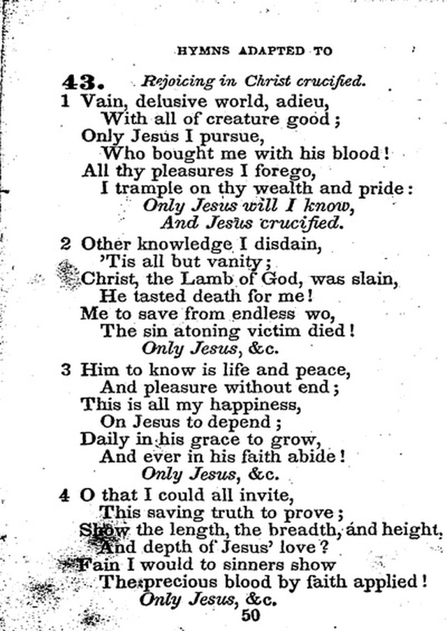 Conference Hymns. a new collection of hymns, designed especially for use in conference and prayer meetings, and family worship. page 64