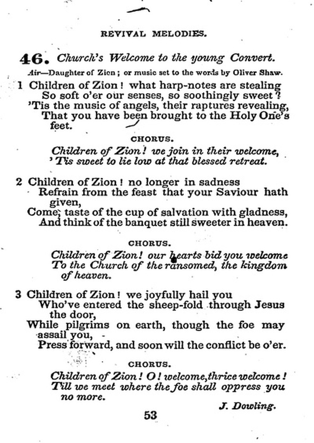 Conference Hymns. a new collection of hymns, designed especially for use in conference and prayer meetings, and family worship. page 67