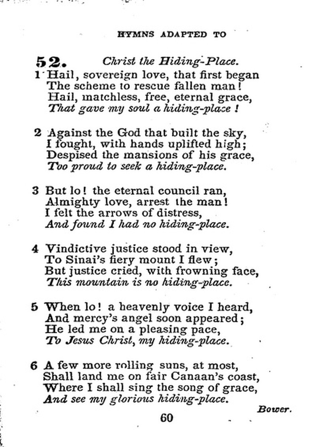 Conference Hymns. a new collection of hymns, designed especially for use in conference and prayer meetings, and family worship. page 74