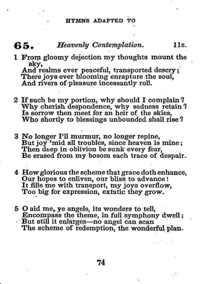 Conference Hymns. a new collection of hymns, designed especially for use in conference and prayer meetings, and family worship. page 88