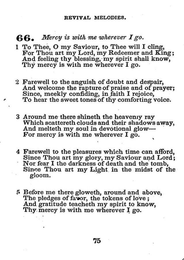 Conference Hymns. a new collection of hymns, designed especially for use in conference and prayer meetings, and family worship. page 89