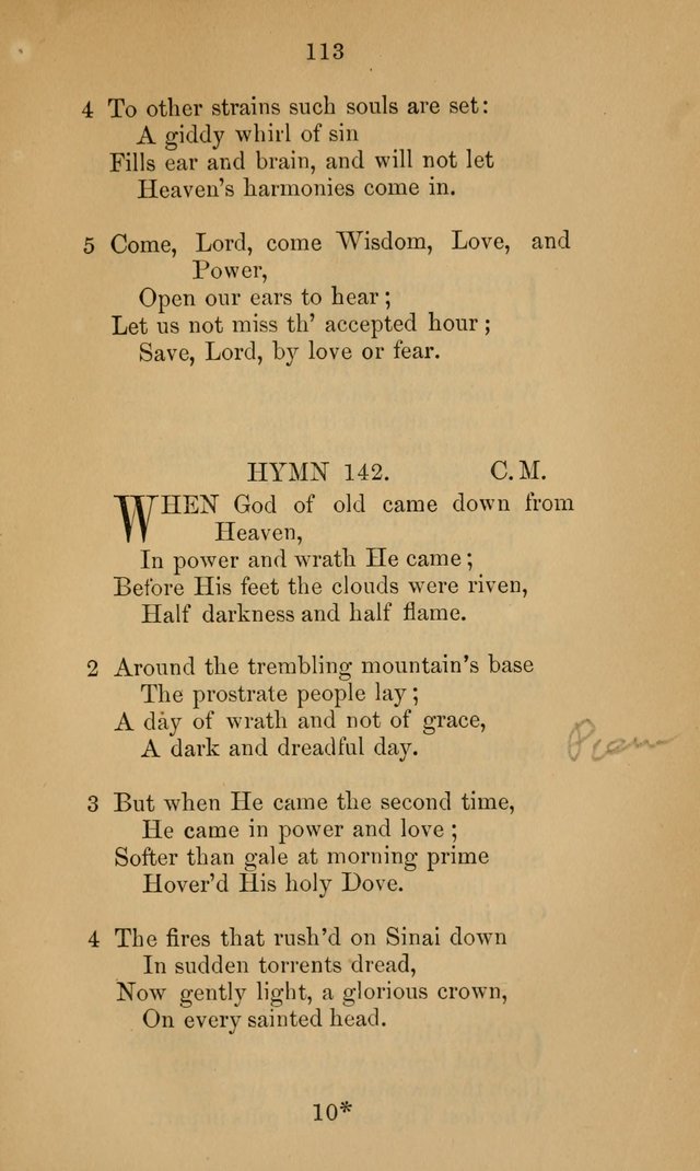 A Collection of Hymns page 113