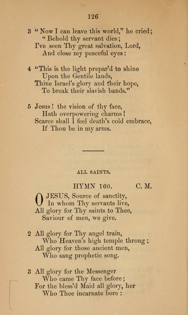 A Collection of Hymns page 126