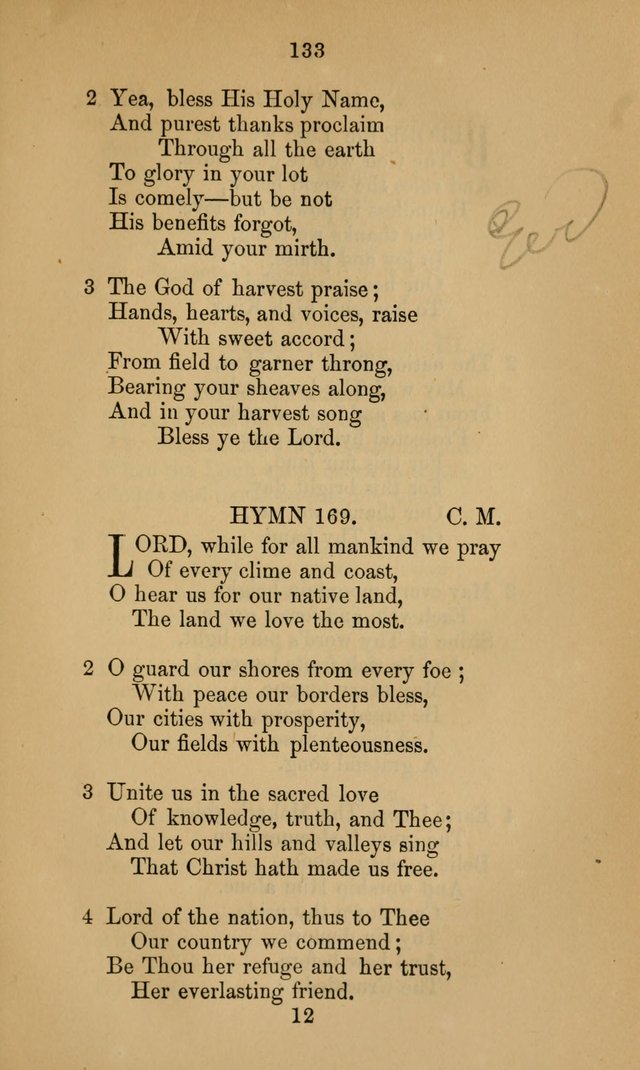 A Collection of Hymns page 133