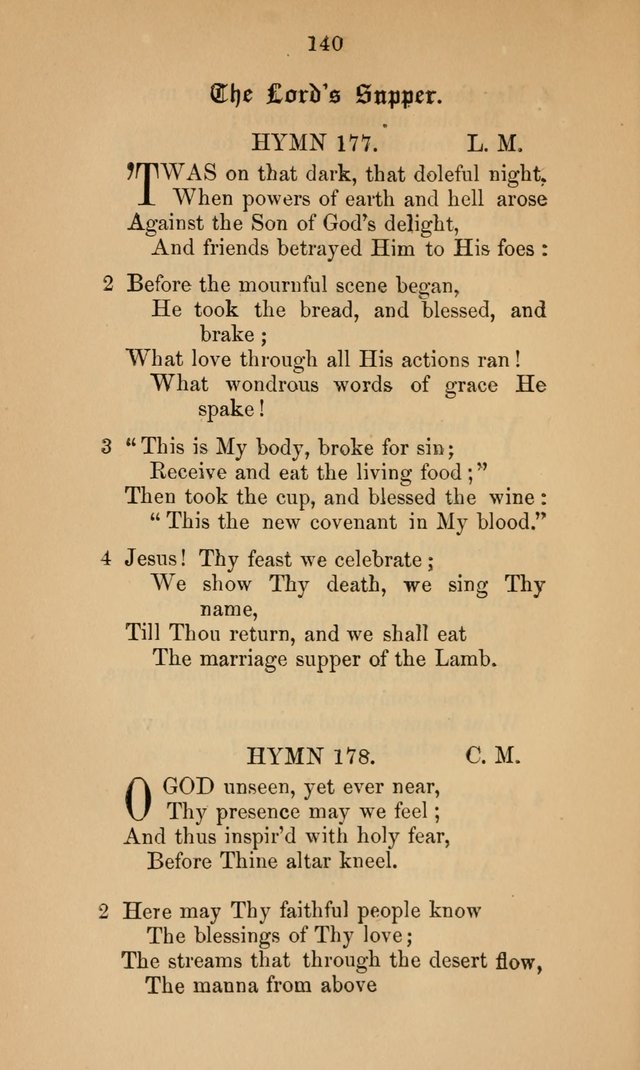 A Collection of Hymns page 140