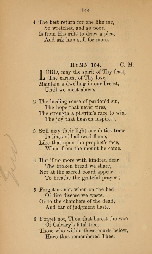 A Collection of Hymns page 144