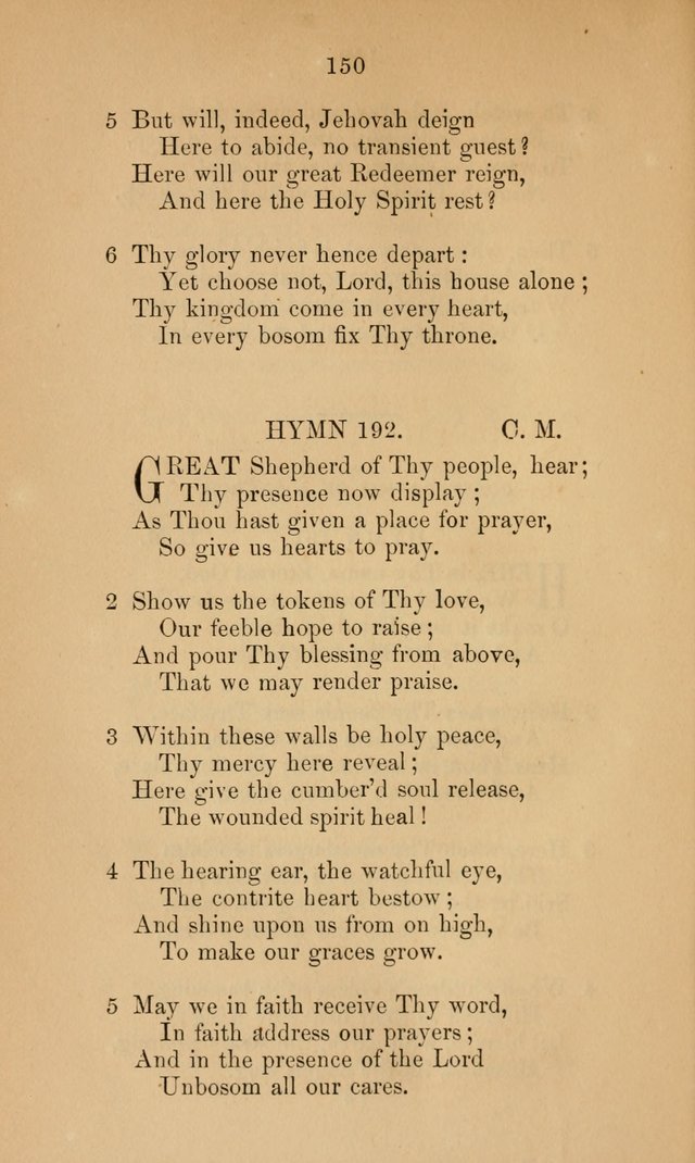 A Collection of Hymns page 150