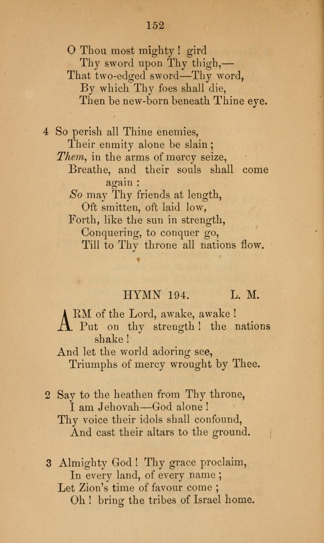 A Collection of Hymns page 152