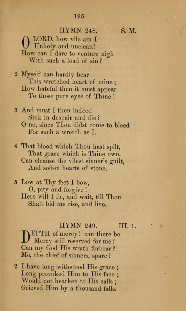 A Collection of Hymns page 195