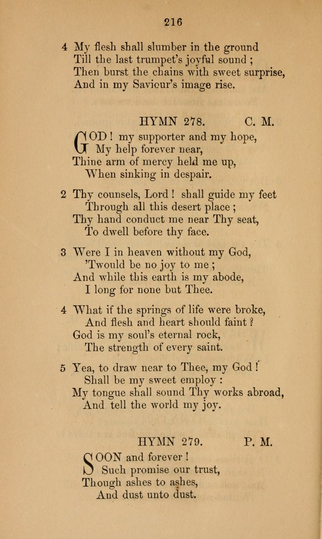 A Collection of Hymns page 216